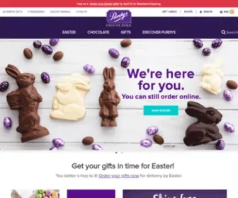 Purdys.com(Chocolate Shop) Screenshot