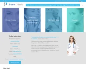 Pure-Clinic.pl(KLINIKA MEDYCYNY ESTETYCZNEJ I STOMATOLOGII LUBLIN) Screenshot