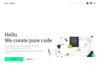 Pure-Code.ru(Front-End Development Team) Screenshot