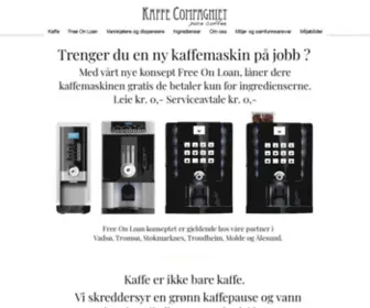 Pure-Coffee.no(Kaffemaskin bedrift Trondheim) Screenshot