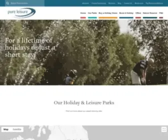 Pure-Leisure.co.uk(Holiday Parks & Leisure Parks in the UK) Screenshot