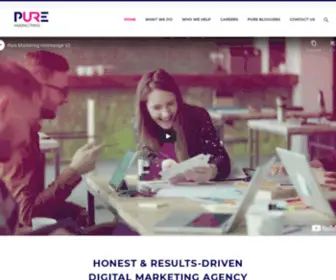Pure-Marketing.group(You deserve a digital marketing agency) Screenshot