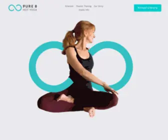 Pure8Hotyogastudio.com(PURE 8 Hot Yoga) Screenshot