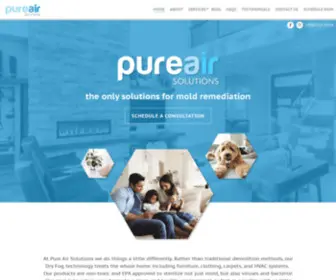 Pureairmt.com(Mold Remediation & Air Testing) Screenshot