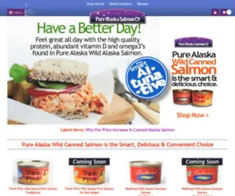 Purealaskasalmon.com(Pure Alaska Salmon Company) Screenshot