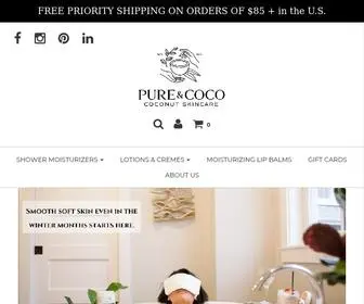 Pureandcoco.com(Pure & Coco) Screenshot