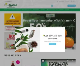 Pureandwell.com.sg(Pure & Well) Screenshot