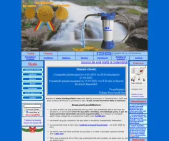 Pureaquafilter.com(Filtru de apa potabila medaliat cu aur) Screenshot