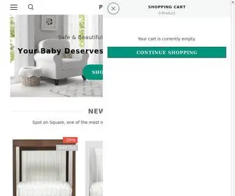 Pureaslove.com(Non Toxic Furniture For Babies and Kids) Screenshot