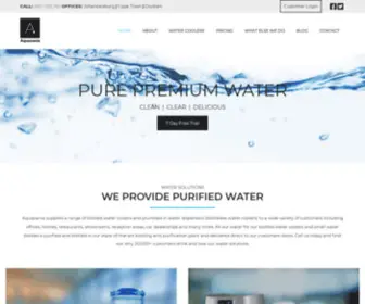 Pureau.co.za(Pure Premium Water) Screenshot