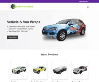Pureautographics.com(Customized Car & Truck Wrap Services in Toronto and the GTA) Screenshot