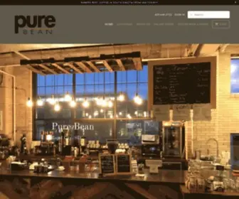 Purebeanroasters.com(Create an Ecommerce Website and Sell Online) Screenshot