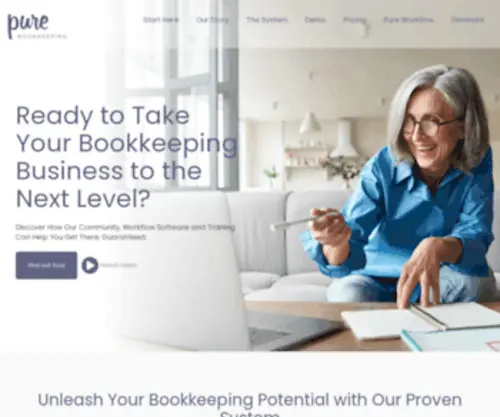 Purebookkeeping.com(Pure Bookkeeping Australia) Screenshot
