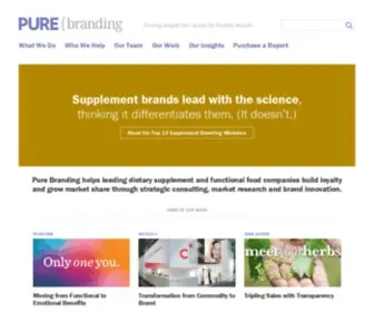 Purebranding.com(Pure Branding) Screenshot