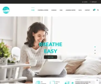 Purebreezesolutions.com(Air Purifiers) Screenshot