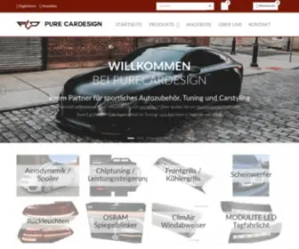 Purecardesign.com(Led Rückleuchten) Screenshot