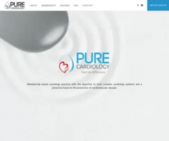 Purecardiology.com(Pure Cardiology) Screenshot