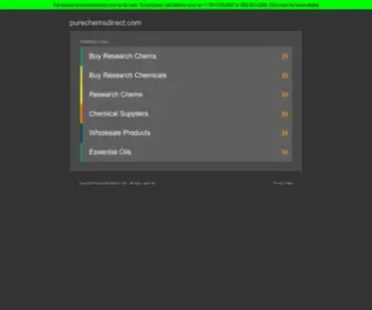 Purechemsdirect.com(Pure Chems Direct) Screenshot