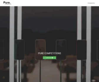 Purecompetition.co.uk(Pure Competitions) Screenshot