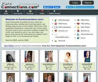 Pureconnections.com(Free Online Dating) Screenshot