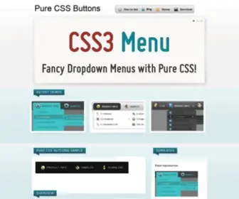 Purecssbuttons.com(Pure Css Buttons) Screenshot