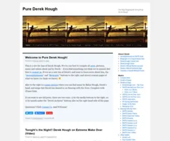 Purederekhough.com(Derek Hough) Screenshot