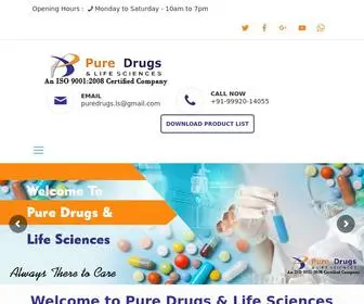 Puredrugs.in(Top PCD Pharma Franchise Company) Screenshot