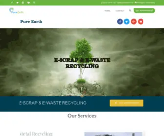 Pureearth.co.in(Pure Earth) Screenshot