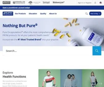 Pureencapsulations.com(Daily Nutritional Supplements) Screenshot