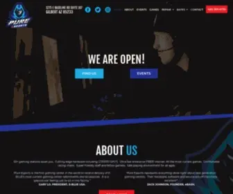 Pureesportsaz.com(Pure Esports) Screenshot