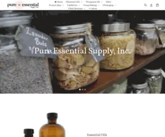 Pureessential.us(Pure Essential Supply) Screenshot