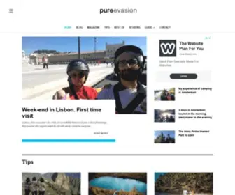 Pureevasion.com(Pure Evasion) Screenshot