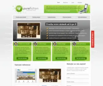 Purefiction.cz(Nabízíme tvorbu www stránek (webdesign)) Screenshot