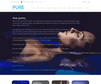Purefloat.ca(Pure Float) Screenshot