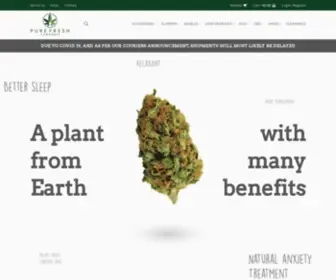 Purefreshcannabis.com(PureFresh Cannabis) Screenshot