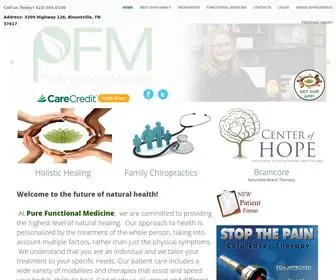 Purefunctionalmedicine.com(Cold Laser Pain management) Screenshot