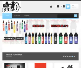 Pureg.net(Graffiti Supplies & T) Screenshot