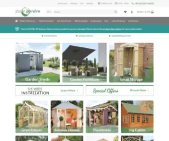 Puregardenbuildings.co.uk(Thousands of Garden products) Screenshot