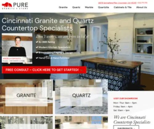 Puregraniteandstone.com(Puregraniteandstone) Screenshot