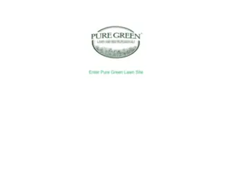 Puregreenlawn.com(Pure Green Lawn and Tree Professionals) Screenshot