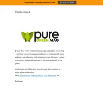 Puregreenmag.it(Pure Green Mag) Screenshot