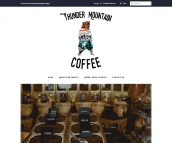 Purehawaiiankona.com(Thunder Mountain Coffee) Screenshot