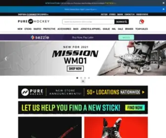Purehockey.com(Hockey Equipment & Hockey Gear) Screenshot