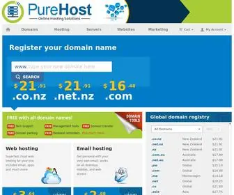 Purehost.co.nz(Purehost) Screenshot