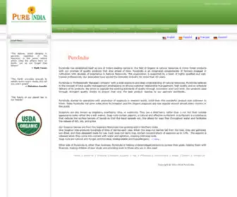 Pureindia.com(Information) Screenshot