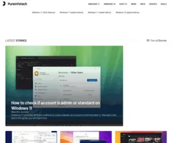 Pureinfotech.com(Windows 10 & Windows 11 help for humans) Screenshot
