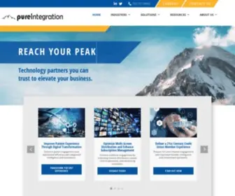 Pureintegration.com(Reach Your Peak) Screenshot