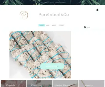 Pureintentsco.com(Spiritual Shop) Screenshot