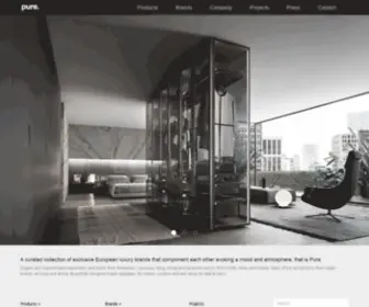 Pureinteriors.com.au(European Design and Interior Architecture) Screenshot