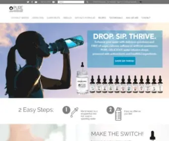 Pureinventions.com(Pure Inventions Water Infusion Drops) Screenshot